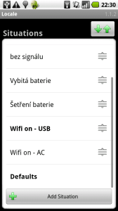 řazení profilů