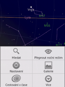 V menu přibyla položka Cestování v čase