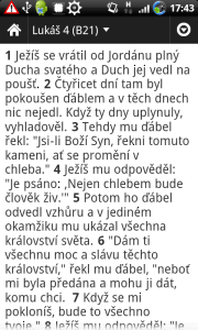 Bible - čtení Bible - čtení