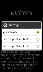 Wooky - přidání záložek Wooky - přidání záložek