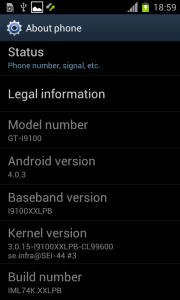 Android 4.0.3 na Samsungu Galaxy S II (firmware I9100XXLPB6) Android 4.0.3 na Samsungu Galaxy S II (firmware I9100XXLPB6)