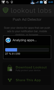 Lookout Push Ad Detector Lookout Push Ad Detector