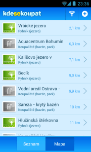 Seznam míst