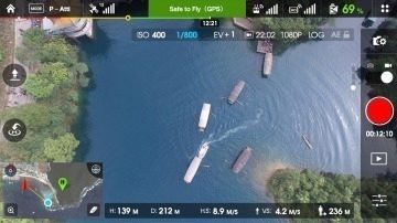 DJI Pilot - dashboard
