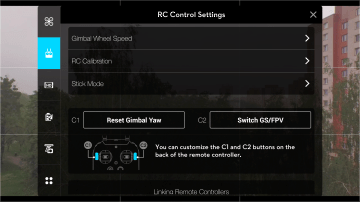 DJI Pilot - nastaveni vysilacky
