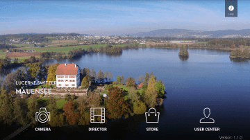 DJI Pilot - uvodni obrazovka