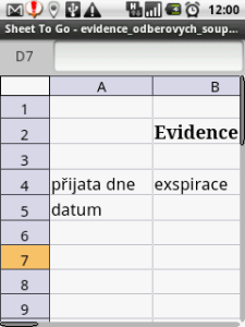 Dokument Excelu 2010