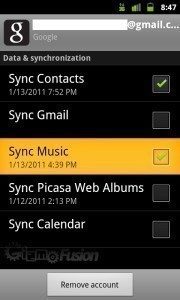 Google Music Sync