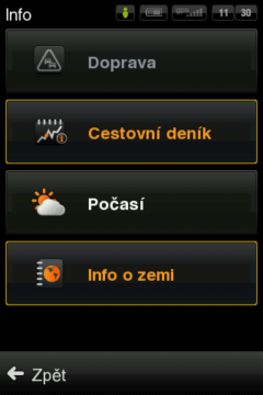 Sekce Info