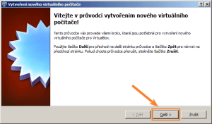 pokračujte tlačítkem Další