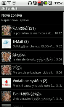 Přehled konverzací