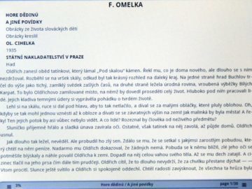Výchozí aplikace pro čtení – denní režim