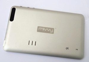 Zadní strana mivvy MIDroid A2 s reproduktorem