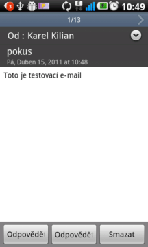 E-mailová zpráva