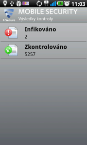 F-Secure Mobile Security-výsledky testu