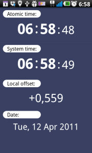 ClockSync nastaví hodiny podle NTP serveru