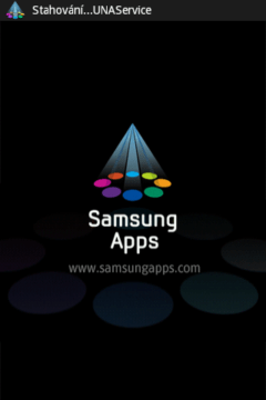 Samsung Apps kromě efektní animace...