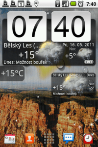 Animated Weather Widget&Clock