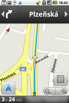 Navigace Google