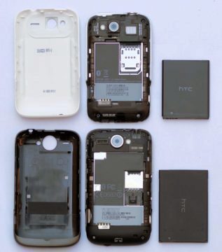 HTC Wildfire S je o něco lehčí