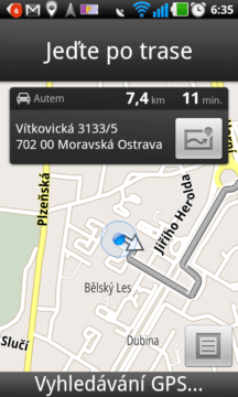 Navigace Google už funguje v Česku