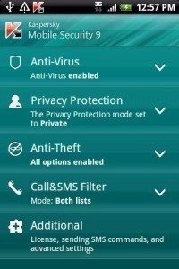 Kaspersky Mobile Security