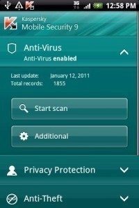 Kaspersky Mobile Security