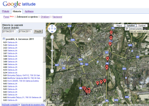 Kde se pohyboval váš mobil prozradí Google Latitude