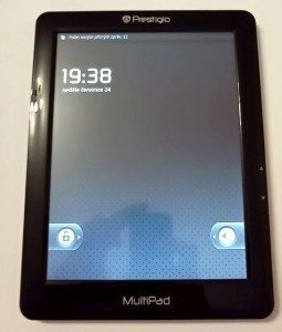 Přední strana tabletu Prestigio MultiPad 8,4