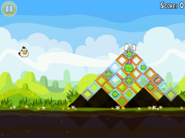 Hra Angry Birds Seasons byla prakticky nehratelná, navíc se z ní kvůli chybějící liště nedalo vyskočit Hra Angry Birds Seasons byla prakticky nehratelná, navíc se z ní kvůli chybějící liště nedalo vyskočit