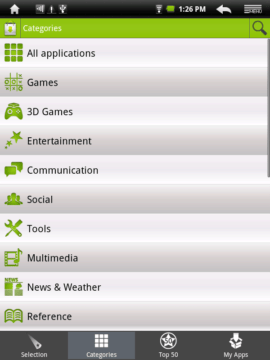 AppLibs nabízí aplikace roztříděné do kategorií