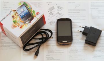Huawei Ideos X1 – obsah balení