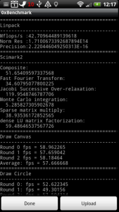 Grafické operace podle 0xbenchmark