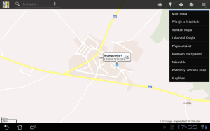 Pro navigaci můžete použít Google Maps