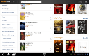 Amazon Kindle je čtečka elektronických knih, které můžete stahovat a nakupovat z Kindle Store na Amazonu.