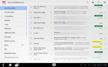 Poštovní klient GMail nabízí kompletní plejádu funkcí, které můžete potřebovat k práci s poštou v e-mailové schránce od Google. Poštovní klient GMail nabízí kompletní plejádu funkcí, které můžete potřebovat k práci s poštou v e-mailové schránce od Google.