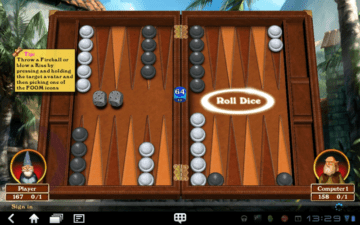 Stolní hra Hardwood Backgammon
