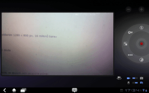 Nastavení kamery je ve srovnání s fotoaparátem o něco chudší.