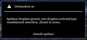 Po provedení systémové aktualizace přestaly fungovat některé dodatečně nainstalované aplikace.