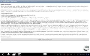 Informace k aplikaci PrinterShare