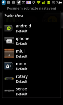 Odemykat telefon můžete třeba ve stylu Motorola, HTC Sense, MIUI, či iPhone