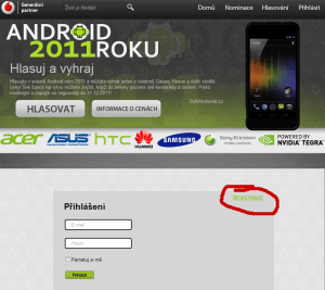 Android roku 2011 prihlaseni
