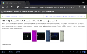 Mobilní verze webu svetandroida.cz