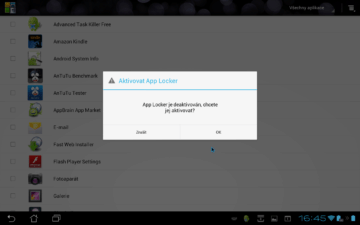 App Locker dokáže zabezpečit aplikace heslem