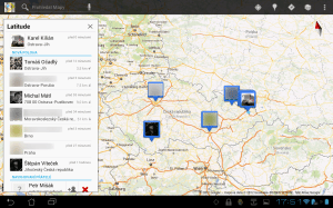 V Latitude můžete sledovat polohu přátel a sdílet svou