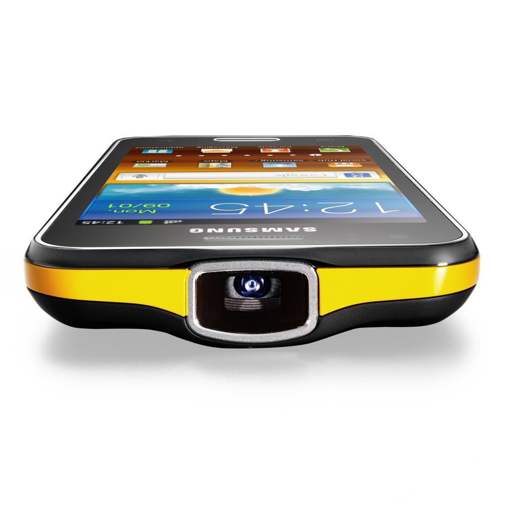 Samsung Galaxy Beam s HD projektorem