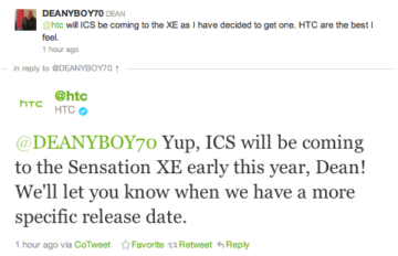 Odpověď HTC, kdy bude ICS pro Sensation XE
