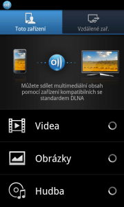 Aplikaci AllShare vyžijete, pokud vlastníte zařízení s podporou DLNA