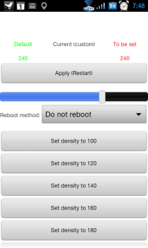 LCDDensity for Root