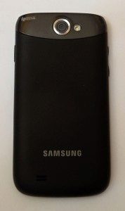 Zadní strana telefonu Samsung Galaxy W